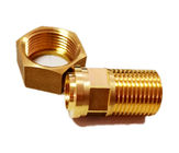 Lead Free Brass water meter union coupling Fittings CNC Machining