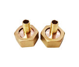 3/4&quot; GHT Thread Brass Garden Hose Fittings With 9.5mm Barb
