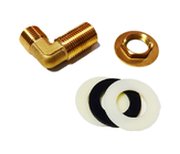 Lead Free 90 Degree Brass Elbow With 1/2″ BSP Wide Flange Brass Tap Back Nuts