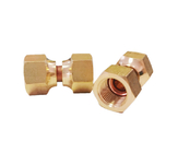 3/8&quot; Brass Tube Fitting Connector Union Internal Flare Swivel Fitting