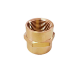 Nipple Coupling Brass Tube Fitting 3/4 Inch NPT X 3/4 Inch NPT Brass Adapter