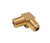 90 Degree Brass Elbow 1/4&quot; NPT Male * 3/8'' Flare Pipe Fittings