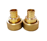 Round Head Lead Free Brass Fitting CNC For Pipe Using
