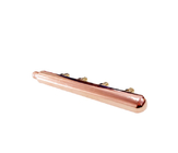 Red Copper 4 Branch Manifold 3/4'' X 1/2'' Lead Free Brass Fittings