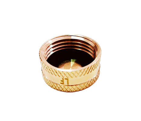3/4" Lead Free Brass Garden Hose End Caps With Washers