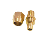 Pneumatics Reusable 3/8&quot; Barb Brass Tube Fitting For 3/8-Inch ID