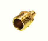 Male Threaded End Brass Hose Barb Adapter 1/4Inch Barb x 5/8 Inch NPT Male Pipe