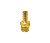 Male Threaded End Brass Hose Barb Adapter 1/4Inch Barb x 5/8 Inch NPT Male Pipe