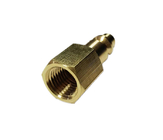 1/4 In. NPT IM Brass Female Plug For Connecting Air Tools