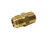 Brass Couples Half Union Gas Adapter 3/8 Flare X 3/8 NPT Male Pipe Connector