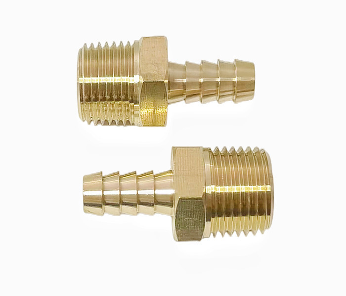 Male Thread Brass Pipe Fitting 1/4&quot; Pipe X 1/2&quot; NPT