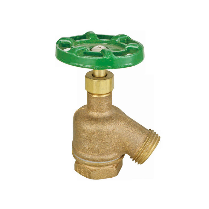 CNC 3/4 Inch Brass Water Faucet Bent Nose Garden Valve With Hand Wheel