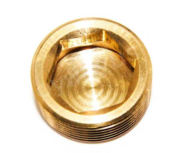CNC Thread Pipe Plug 1/2&quot; Male Brass Compression Fitting