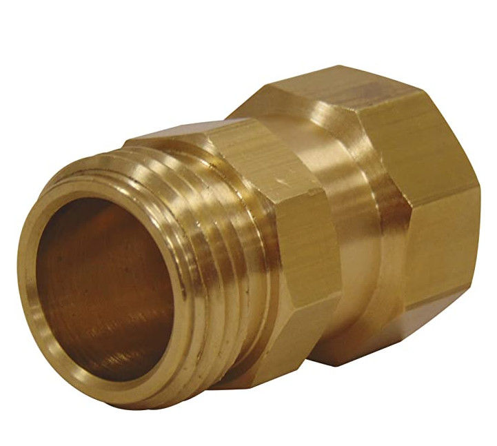 1.25&quot; Dia X 1.75&quot;L Brass Tee Fitting For Garden Hose