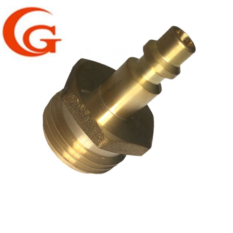 CNC Brass Blow Out Plug Lead Free Brass Copper Pipe Fittings Blowout Adapter