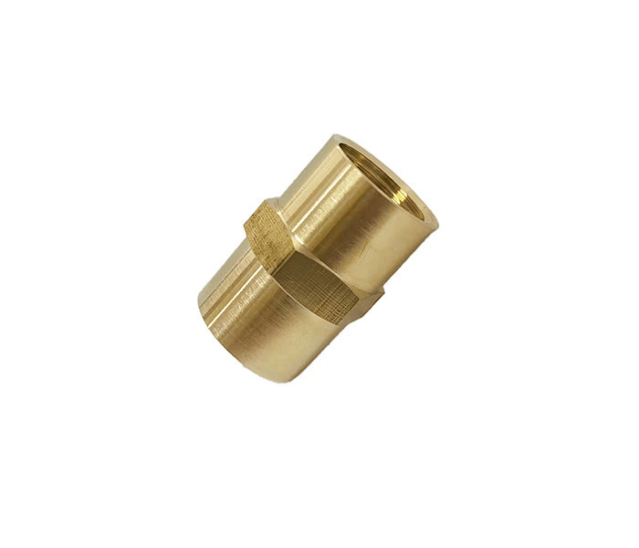 Adapter Nipple Coupling Brass Tube Fitting 1/2 Inch NPT X 1/2 Inch NPT