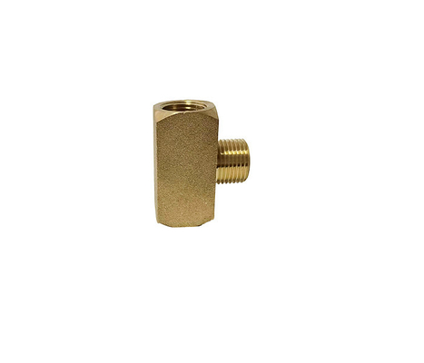 brass forged tee fitting 1/4NPT Male * 1/4NP Male * 1/4NPT Female