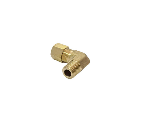 Brass Compression Tube Fitting 90 Degree Male Elbow Tube OD x NPT Male 1/4‘’
