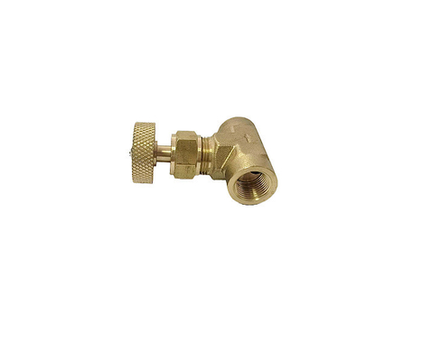 1/2" NPT Brass High Pressure Needle Valve Female And Female Forged