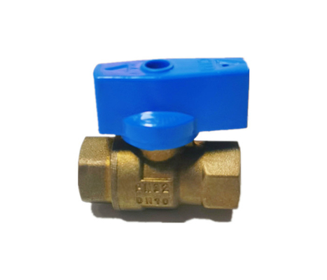 3/8 BSP CNC Lead Free Brass Ball Valve Female With Butterfly Handle